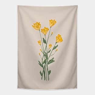 Wildflower Bouquet - Yellow Tapestry