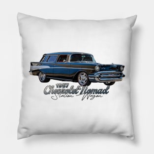 1957 Chevrolet Nomad Station Wagon Pillow