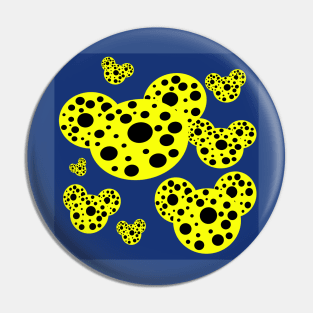 japanese polka dot pop art design pattern Pin