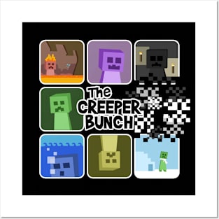 Minecraft creeper face-Artwork by @Travel Poster AI