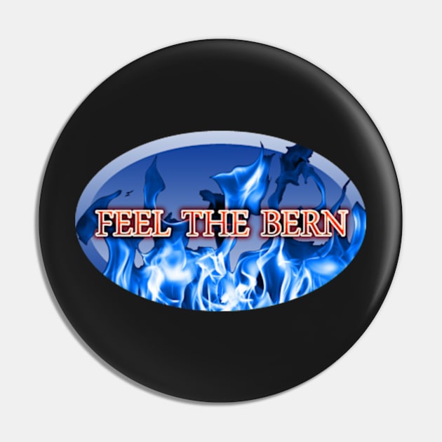 FEEL THE BERN Pin by colormecolorado