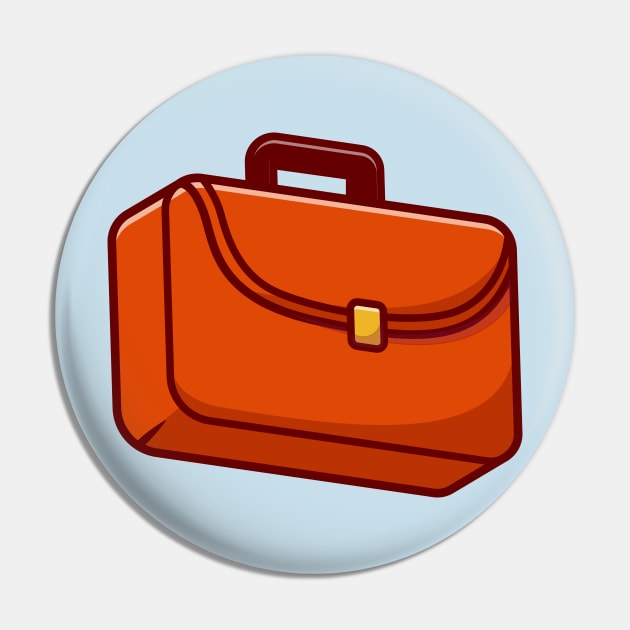 Business Suitcase Cartoon Pin by Catalyst Labs