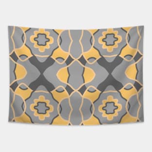 Grey abstract Tapestry