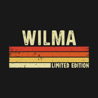 Wilma Name Vintage Retro Limited Edition Gift T-Shirt