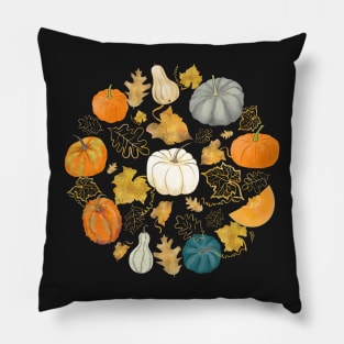 Pumpkin Harvest Season Pillow