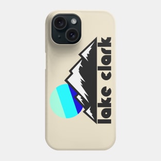 Retro Lake Clark ))(( Tourist Souvenir National Park Design Phone Case