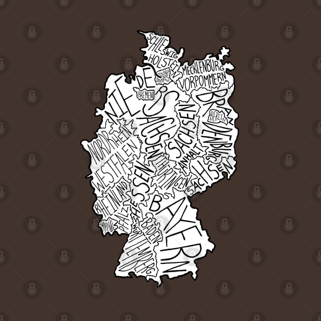 Germany Map by calenbundalas