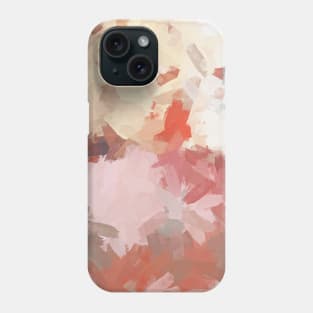 Maroon Emotion Abstract Painting Phone Case