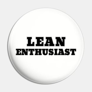 LEAN Enthusiast, LEAN SIX SIGMA Pin