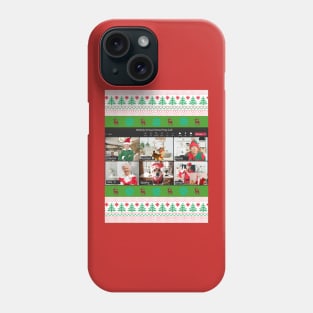 Santa Zoom Call Phone Case