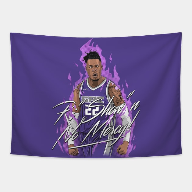 Richaun Holmes No mercy Tapestry by BokkaBoom