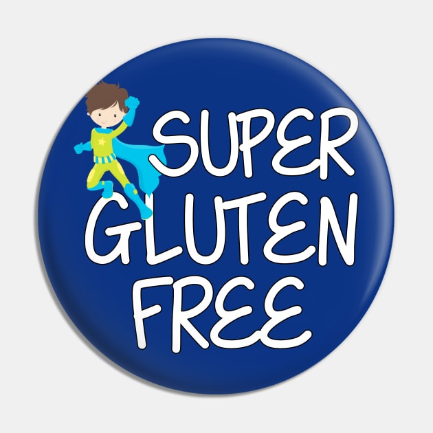 Gluten Free Superhero Pin by epiclovedesigns