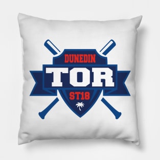 Dunedin, Florida Spring Baseball Pillow