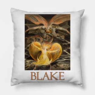 The Great Red Dragon by William Blake Pillow