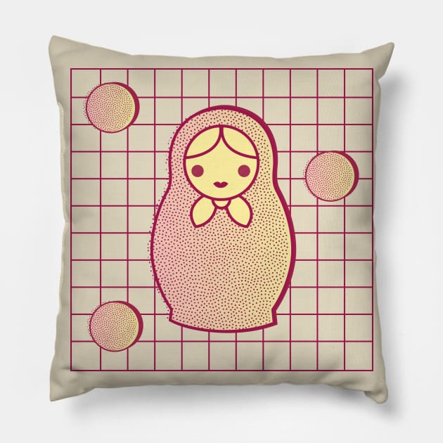 Matryoshka Pillow by Design by Maria 