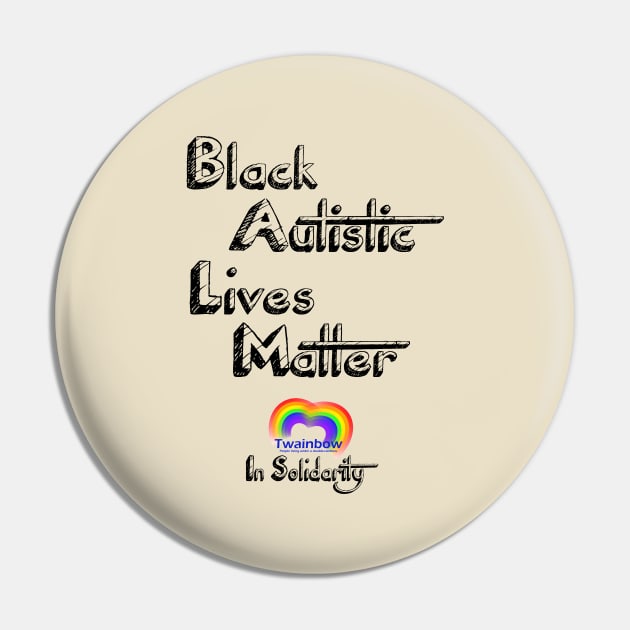 Black Autistic Lives Matter Pin by CoreyColoma