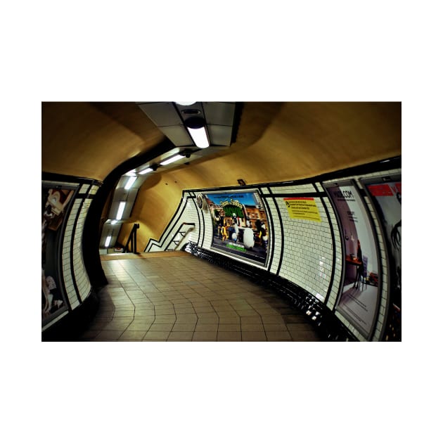 Empty London Underground Station England by AndyEvansPhotos