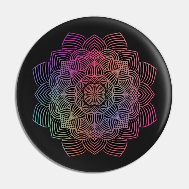 Mandala Pin by Morishasha