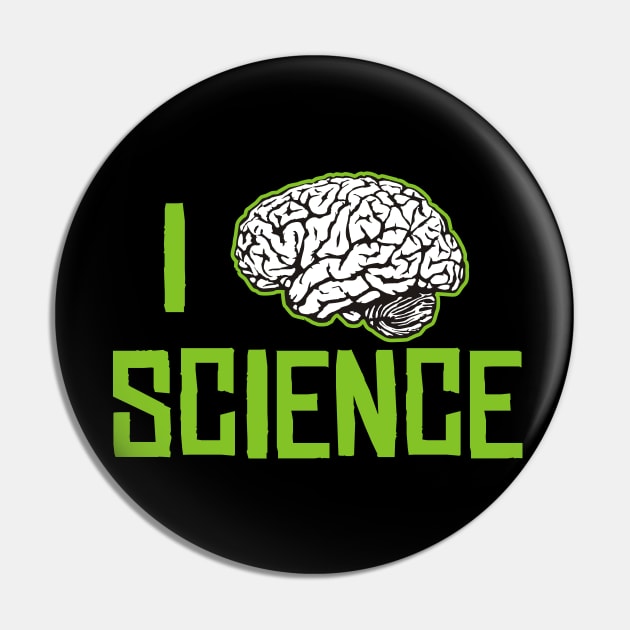 I Love Science Pin by QH