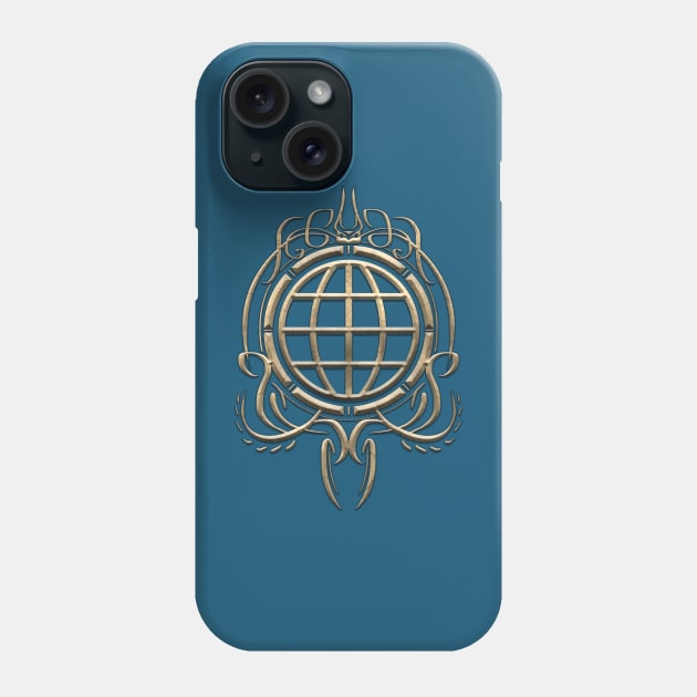 Stylised armillary sphere Phone Case by Carlos M.R. Alves