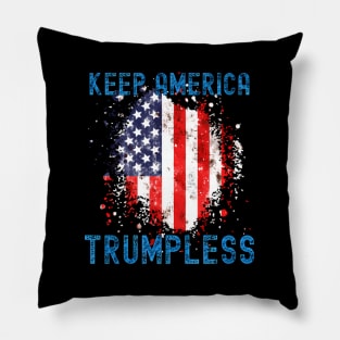 Keep America Trumpless ny -Trump Pillow