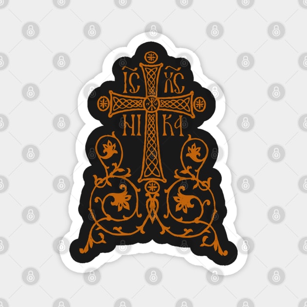 Orthodox Cross Design Magnet by EkromDesigns