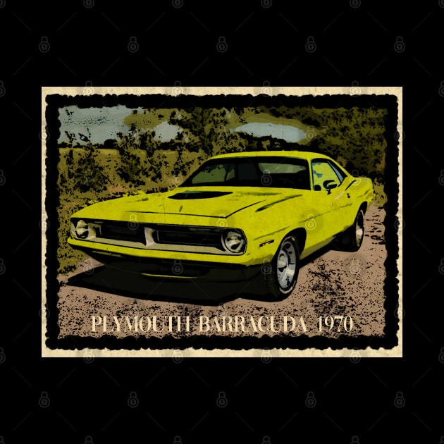 Plymouth Barracuda 1970 by PrintstaBee