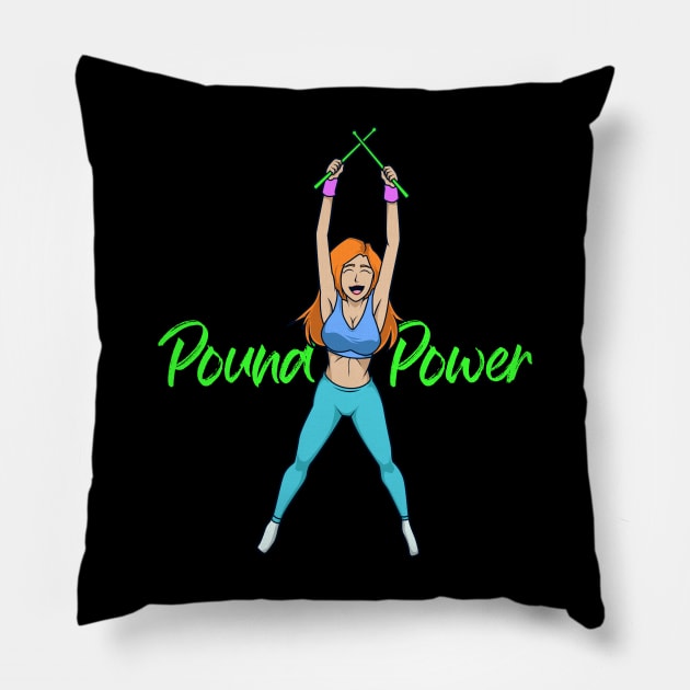 Pound Power - Pound Fitness Pillow by Modern Medieval Design