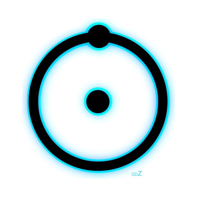 Watchmen Dr Manhattan hydrogen atom by udezigns