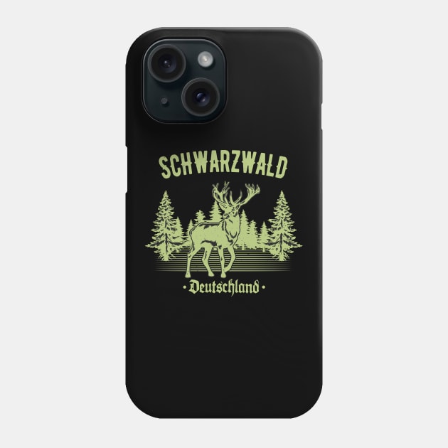 Schwabe Schwarzwald Deutschland Hirsch Schwaben Phone Case by Foxxy Merch