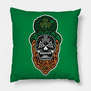 Celtic Sugar Skull (black) Pillow