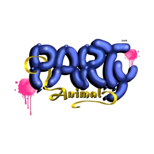 Party Animal Graffiti T-Shirt