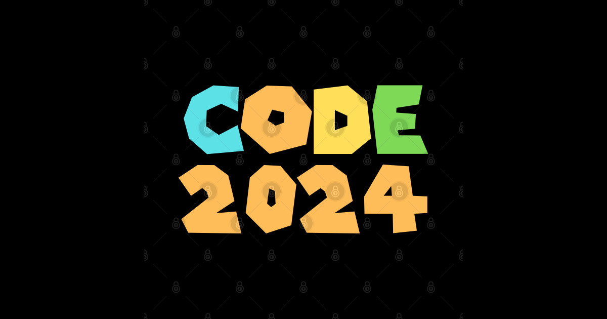 CODE 2024 Code 2024 Sticker TeePublic