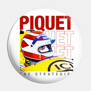 Nelson Piquet Legend 80S Retro Pin