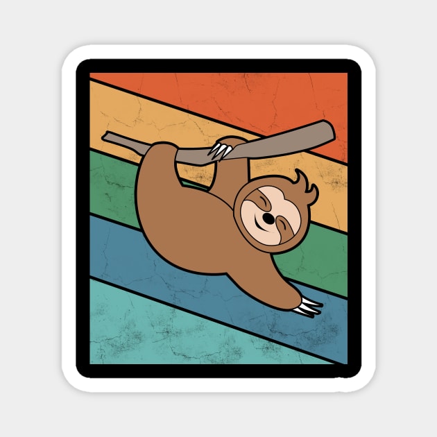 Cute Baby Sloth Magnet by Imutobi