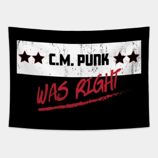 Punk was right Tapestry