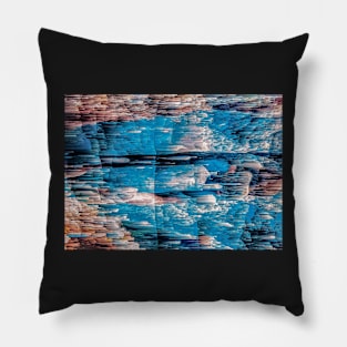 Moving lines | What is real? Abstract artwork Pillow