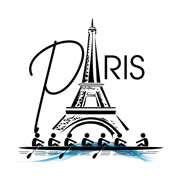 Paris summer sports rowing by Doodlehive 