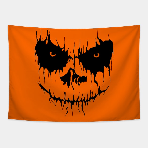 Halloween Scary Face Tapestry by MONMON-75