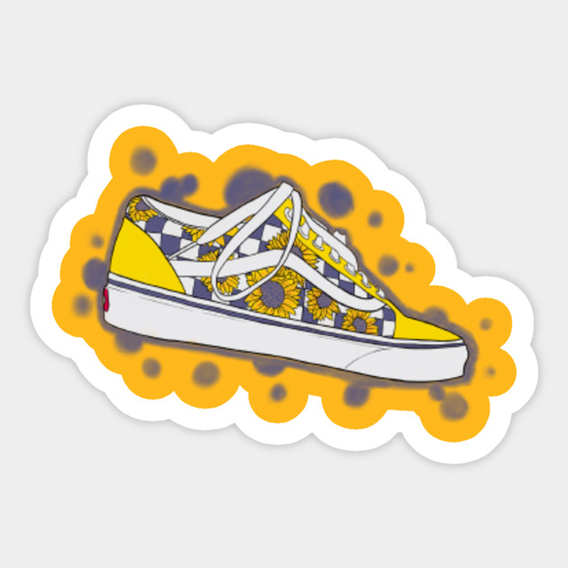 yellow vans sticker