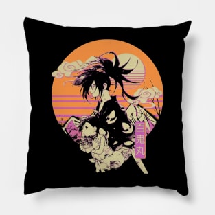 Hyakkimaru Retro Pillow