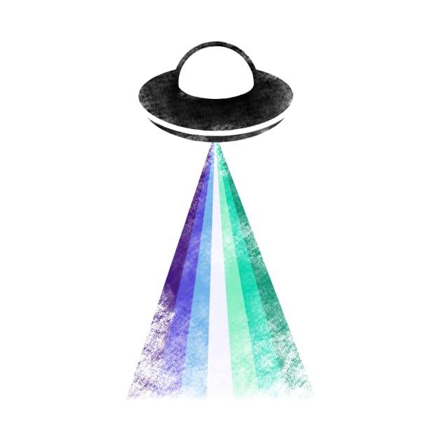 Gaylien Gay Pride UFO by cactuscrust