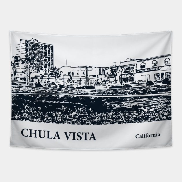 Chula Vista - California Tapestry by Lakeric