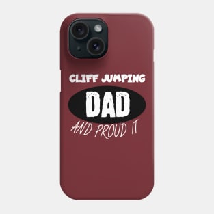 Cliff jumping dad Phone Case