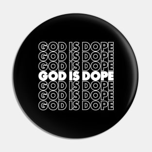 GOD IS DOP , Christian Jesus Faith Believer Pin