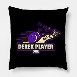DerekPlayerOne snail Pillow