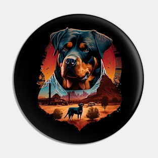 Rottweiler country Pin