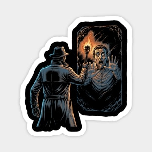 Archaeologist Discovers Galactic Smuggler in Frozen in Carbonite - Funny Magnet