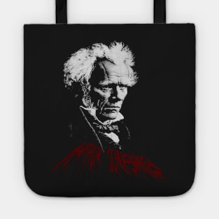 Arthur Schopenhauer Metal Silkscreen Tote