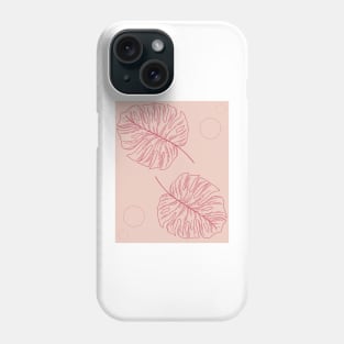 Leaf and bubbles Phone Case